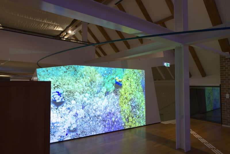 Setting up Farbexplosion at the Westfälische Salzwelten, 17 October 2026