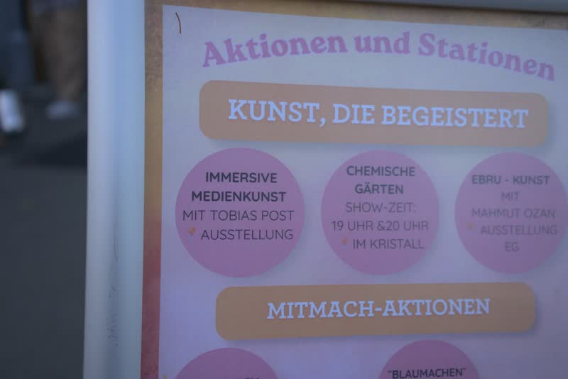 Setting up Farbexplosion at the Westfälische Salzwelten, 17 October 2026